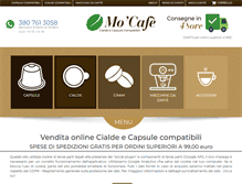 Tablet Screenshot of mocafeitalia.com